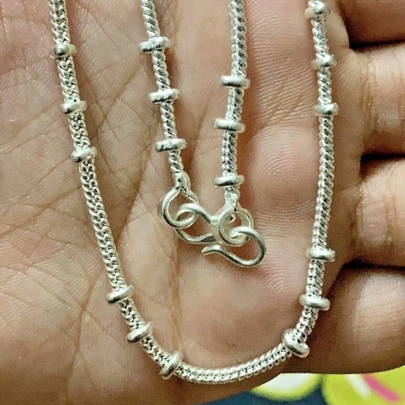 925 Sterling Silver Necklace Chain Unisex - 18" - Picture 6 of 6